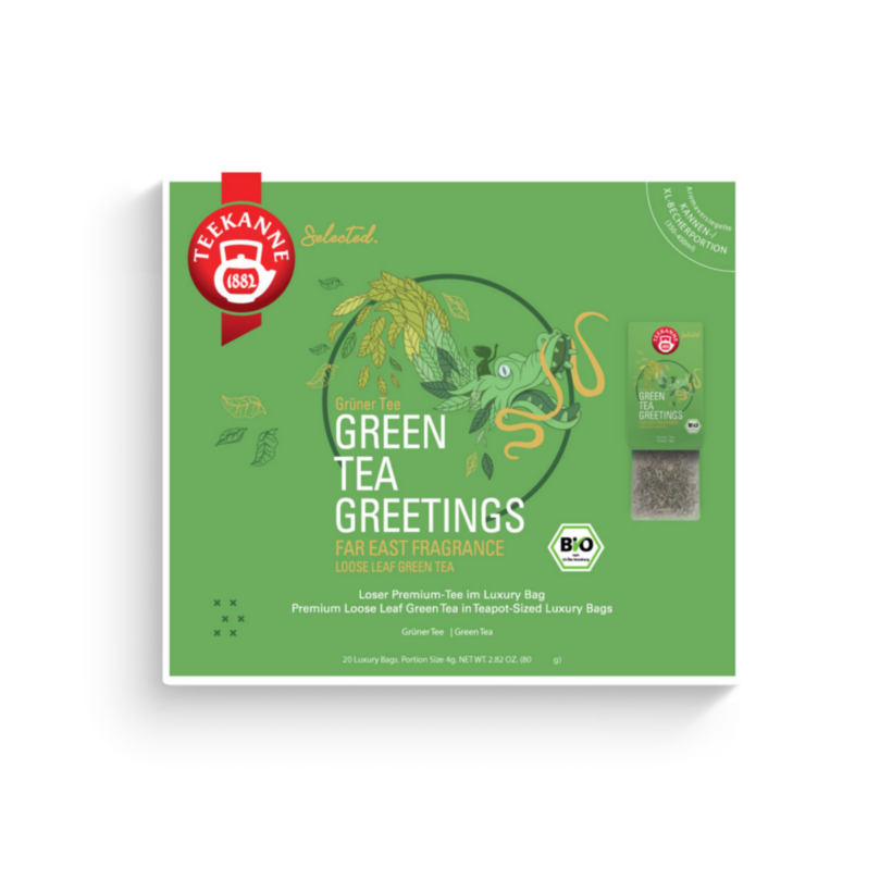 Green Tea Greetings Luxury Bag 