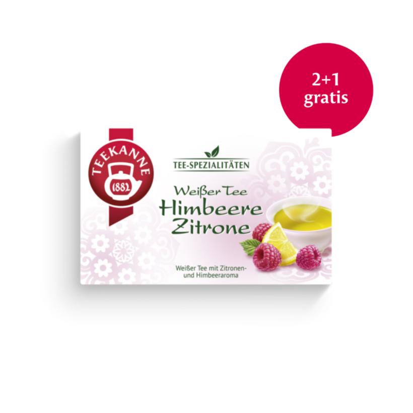 Weißer Tee Himbeere Zitrone 