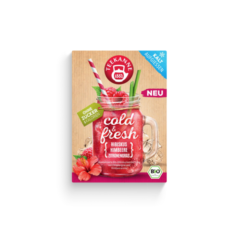 cold & fresh Hibiskus-Himbeere-Zitronengras