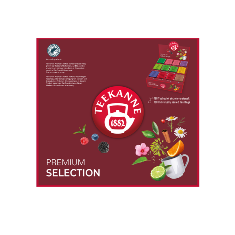 Premium-Sortimentsbox 180 Teebeutel