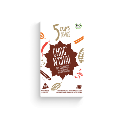 5 CUPS Choc'n Chai Bio Pyramidenbeutel