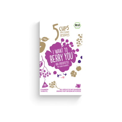 5 CUPS I Want to Berry You Bio Pyramidenbeutel