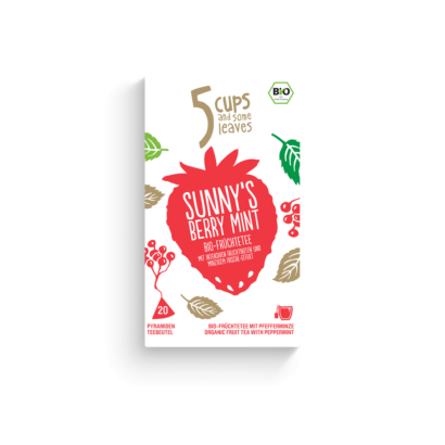 5 CUPS Sunny's Berry Mint Bio Pyramidenbeutel