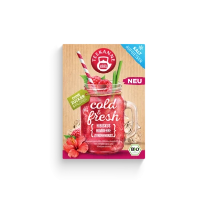 cold & fresh Hibiskus-Himbeere-Zitronengras