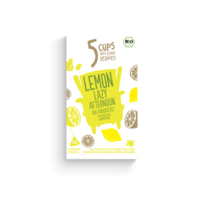 5 CUPS Lemon Lazy Afternoon Bio Pyramidenbeutel