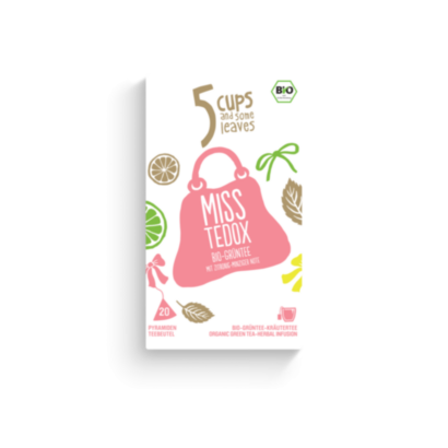 5 CUPS Miss Tedox Bio Pyramidenbeutel