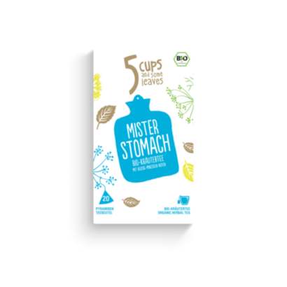 5 CUPS Mister Stomach Bio Pyramidenbeutel