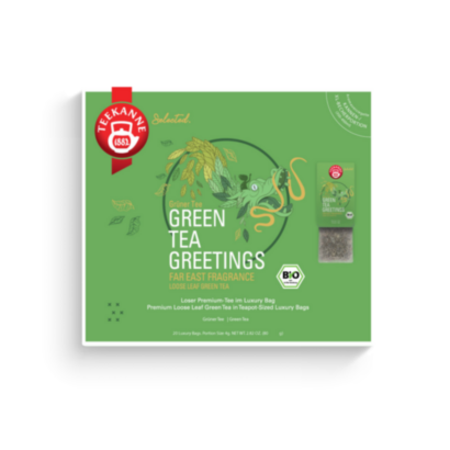 Green Tea Greetings Luxury Bag 