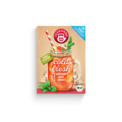 cold & fresh Grapefruit-Minze-Ingwer