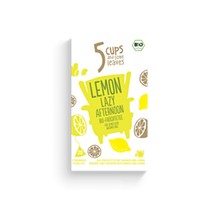 5 CUPS Lemon Lazy Afternoon Bio Pyramidenbeutel